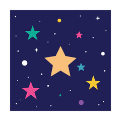 Obraz premium night sky with stars