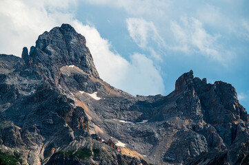 Environment, vegetation and nature of the Ampezzo Dolomites, dominated by Mount Cristallo.