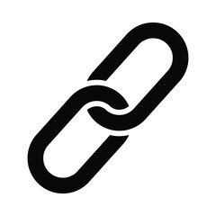 chain link line icon. web hyperlink symbol. chain link for social media, mobile app, ui and website. linkage sign. vector illustration on transparent background