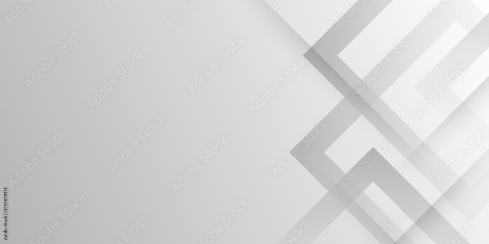 Aufkleber abstract white and grey triangle overlay texture background. dynamic shapes composition. creative ge