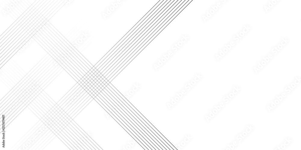 Poster Abstract beautiful perfect random gray lines background. abstract gray lines with white background creative geometric triangle shape. perfect random abstract line background. Vector illustration.	