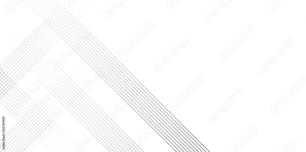 Poster Abstract beautiful perfect random gray lines background. abstract gray lines with white background creative geometric triangle shape. perfect random abstract line background. Vector illustration.	