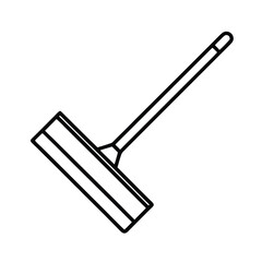 vector illustration of a squeegee