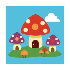 Fototapeta premium house in the forest