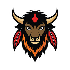 Obraz premium bull head mascot