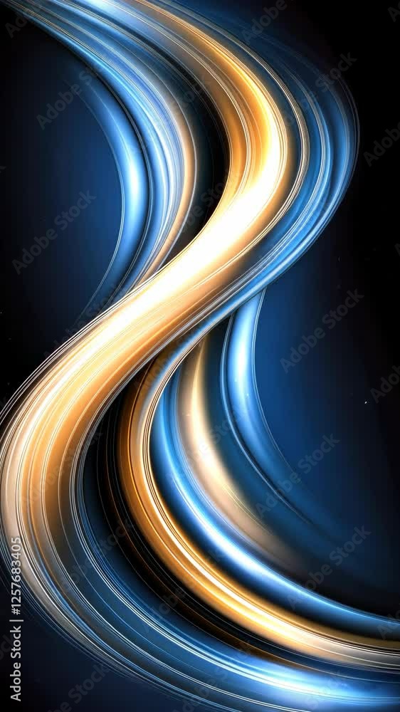 Poster dynamic and vibrant swirling lines create an engaging and captivating visual experience with rich co