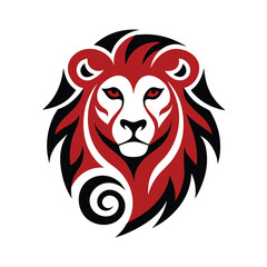 Obraz premium lion head vector
