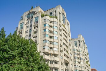 Wohnhaus, Beton, Hochhaus, Taipeh, Taiwan
