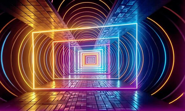 abstract technology background with binary code