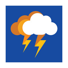 cloud and lightning