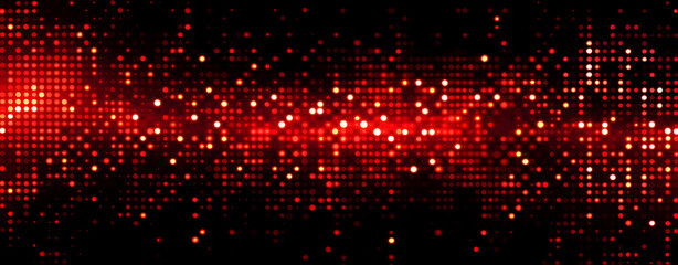 Abstract Red Dotted Pattern Background Digital Art Graphic Design