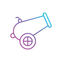 cannon vector icon