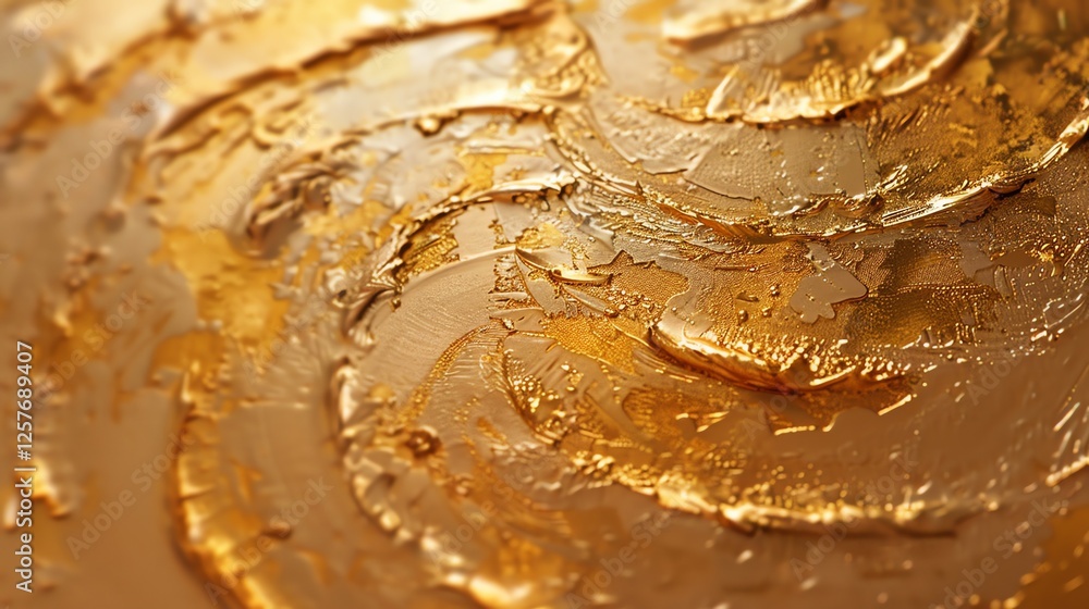 Poster golden background with a rough texture. the image is well lit and has a luxurious look and feel.