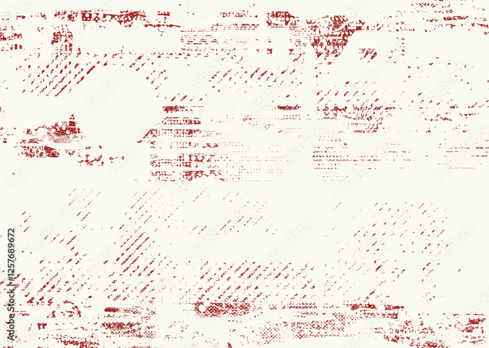 Fototapete Background with glitch distorted grunge textures . grunge background texture with halftone dots, glitched shapes, textures and lines .Screen print vector background with grunge textured surface.