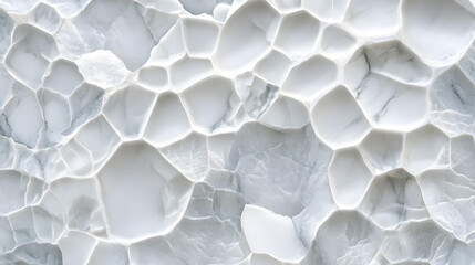 Obraz premium Stunning White Marble Texture with Irregular Cracked Pattern and Grey Veining