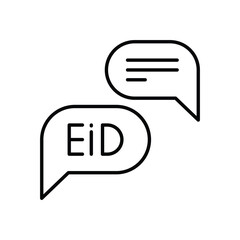 Conversation vector icon 