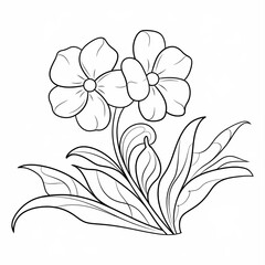 Obraz premium abstract floral background with flowers