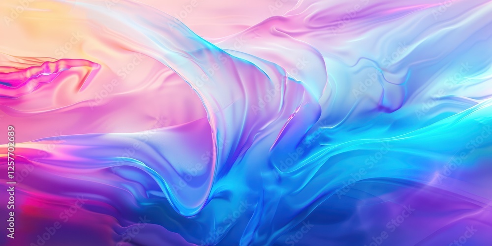 Poster wave abstract background captivating masterpiece features a symphony curve flowing smooth transparen