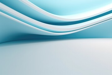 Obraz premium Turquoise Blue Layered Line Background