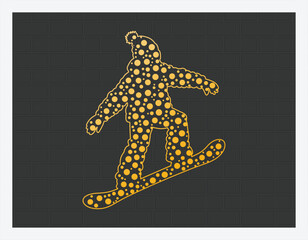 Snowboard T Shirt Design, Adventure T Shirt, Custom t-shirt design, Outdoor, Mountain, T Shirt Design illustration