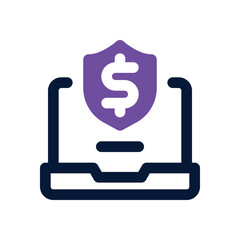 guarantee dual tone icon. vector icon for your website, mobile, presentation, and logo design.