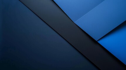 Edgy blue background with dynamic shapes. Featuring white space in the center for text. Modern dark wallpaper ideal for design and banners. Simple geometric modern wallpaper.