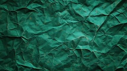 Fototapeta premium Textured Teal Crinkled Paper Backdrop