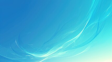 Vibrant turquoise blue abstract background with bright tones and dynamic gradients. Emphasizing liveliness and energy. Ideal for vibrant and modern designs.