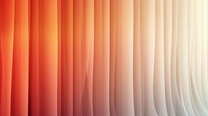 Obraz premium Abstract Background with Soft Flowing Lines in Warm Orange Tones