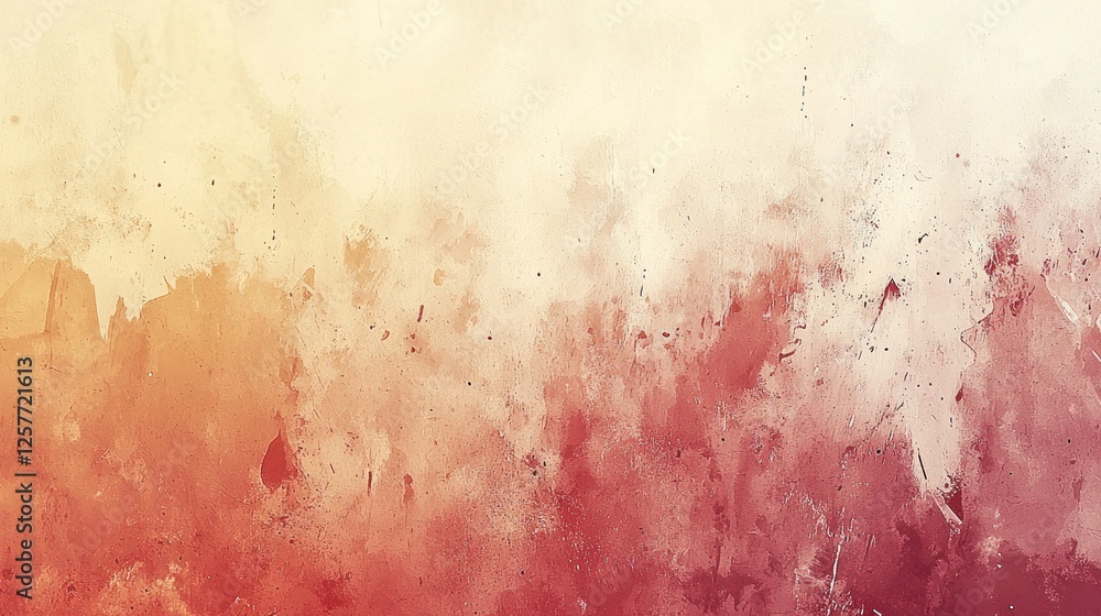 Poster abstract textured background in warm tones and soft gradients