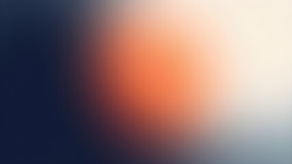 Obraz premium AI GENERATE, Smooth gradient colour navy blue, orange and white, purpose for background. 