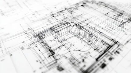 Civil Engineer Drawing Architecture Plan, 
