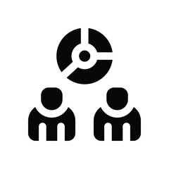 teamwork solid icon. vector icon for your website, mobile, presentation, and logo design.
