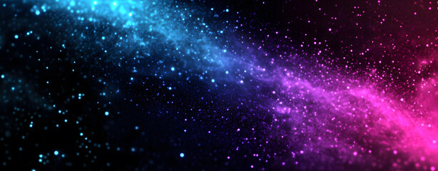 Obraz premium Stunning cosmic landscape of vibrant nebulae and glittering stars