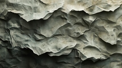 Fototapeta premium Textured fabric with dramatic light and shadow.