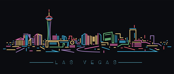 Las Vegas Nevada skyline © mauromod