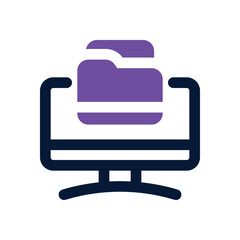 data dual tone icon. vector icon for your website, mobile, presentation, and logo design.