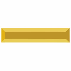 gold ribbon on white background