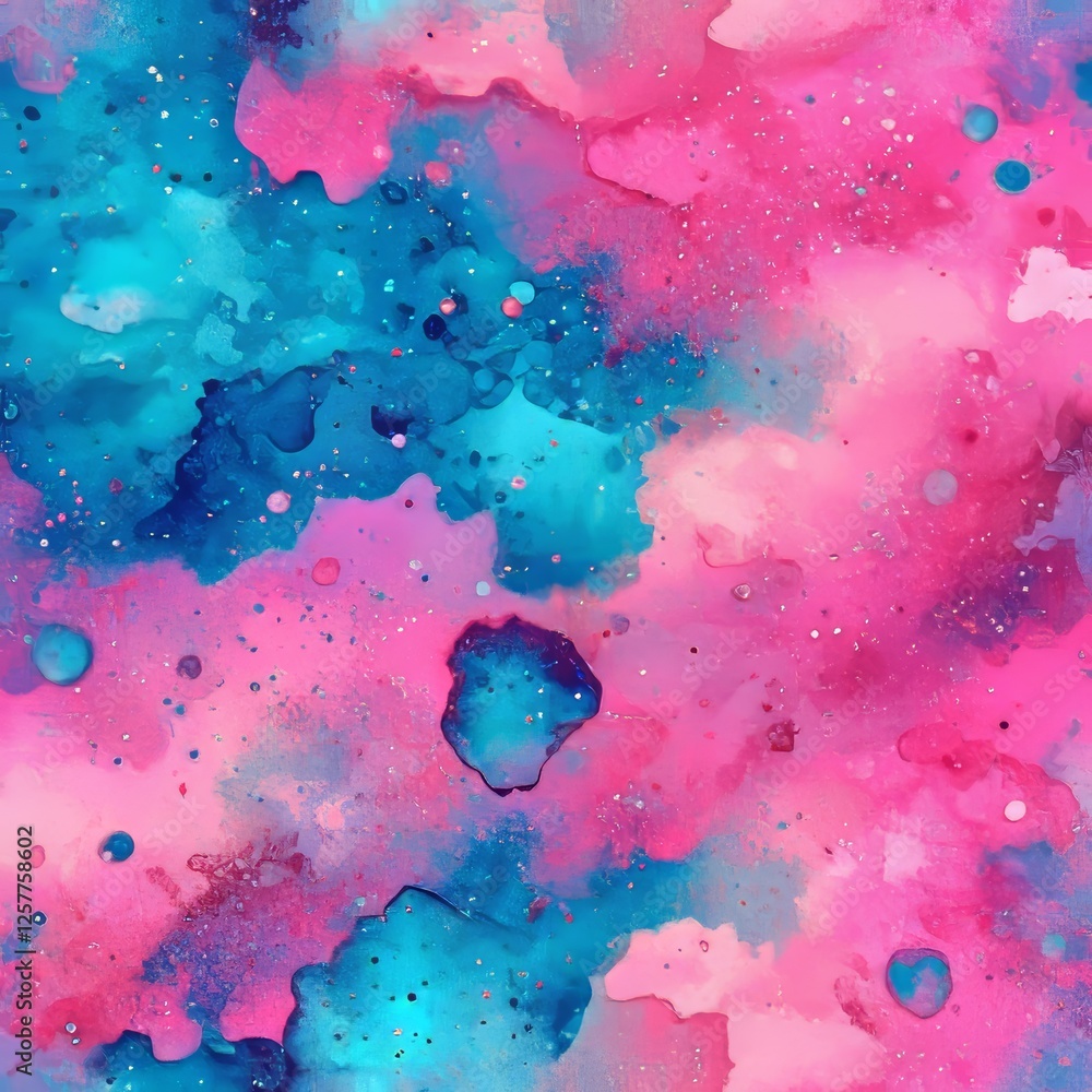 Poster modern textured brush marks, stripes, and smudges create a seamless pattern of abstract brush stroke