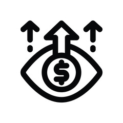 vision line icon. vector icon for your website, mobile, presentation, and logo design.