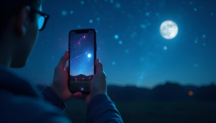 Starry Night Fusion: Real and Augmented Celestial Beauty