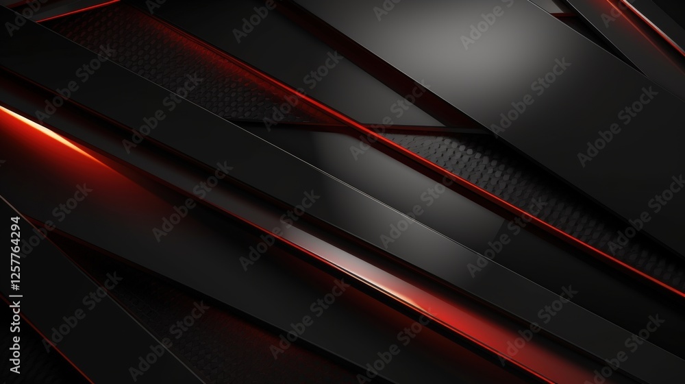 Poster abstract dark gray and black background with dynamic layers and subtle light highlights for modern d
