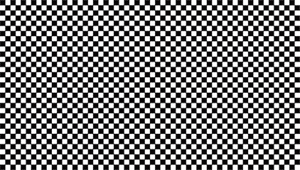 black and white wave square pattern, checkerboard vector illustration background