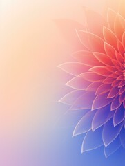 Obraz premium Soft Lotus Flower Pastel Background