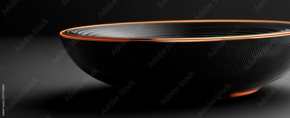 Poster for a dark horizontal template or banner, consider using an abstract black background with a black m