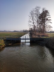 Spreewald Kanal bei L&uuml;bben im Winter 