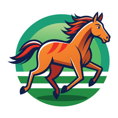 horse vector illustration isolated