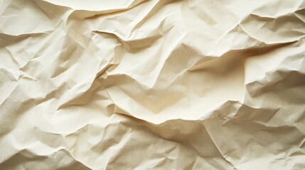 Obraz premium Crumpled Parchment Paper Texture Background