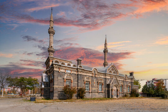 The Fethiye Mosque view in Kars City of Turkey