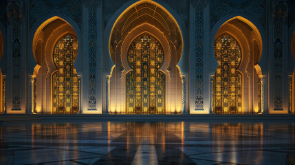 Obraz premium interior of a mosque 